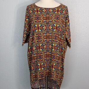 LuLaRoe Irma Tunic Size Small High-Low Design
